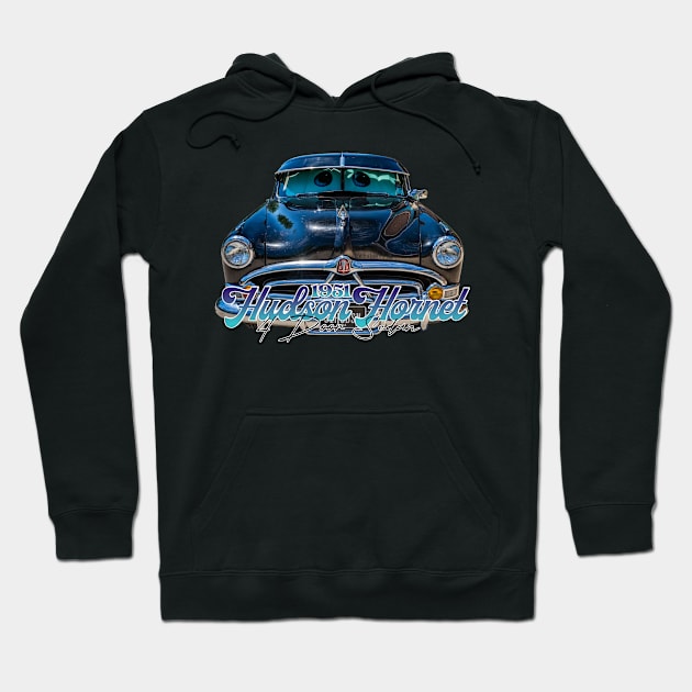 1951 Hudson Hornet 4 Door Sedan Hoodie by Gestalt Imagery